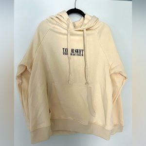 eras tour cream hoodie medium